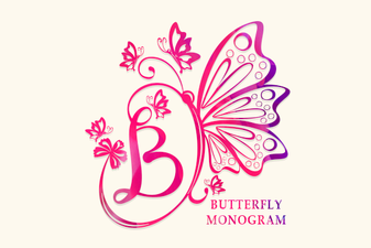 Elegant Butterfly Monogram Fonts for Personal Projects