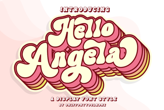 Hello Angela Font for Creative Projects & Web Design
