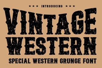 Wild West Typography for Modern Creative Projects