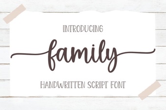 Crafting Family Fonts for Creative Projects
