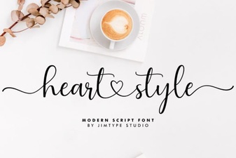 Crafting Beautiful Text with Heart Style Fonts
